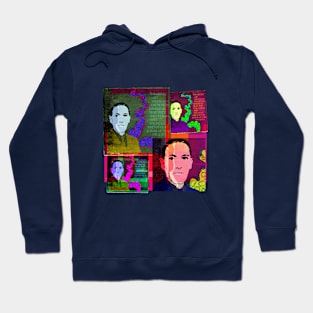 HP LOVECRAFT, AMERICAN GOTHIC WRITER, COLLAGE Hoodie